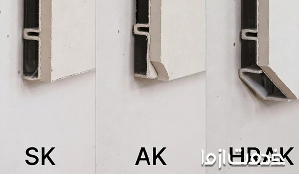 انواع کناف بر اساس نوع لبه صفحه